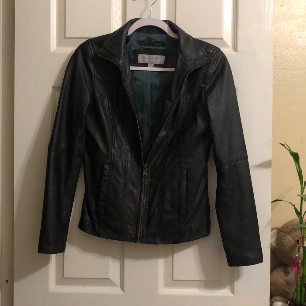 Black leather Jacket